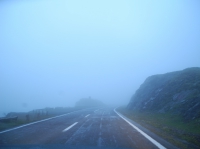 Фото mountain road, fog