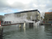 Фото bridge, river, fog