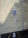 Фото graffiti Banksy, Hanging man