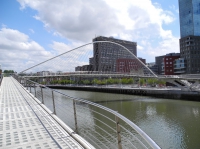 Фото suspension bridge, Basque country