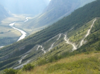 Фото Chulyshman river, mountain road